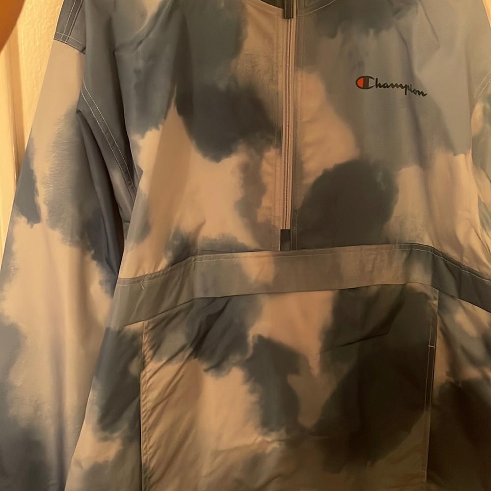 Mens champion authentic athletic wear size:medium color:mixture blue and white